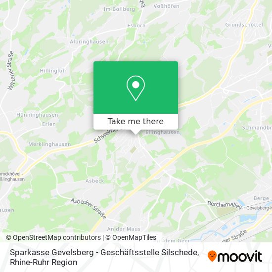 Sparkasse Gevelsberg - Geschäftsstelle Silschede map