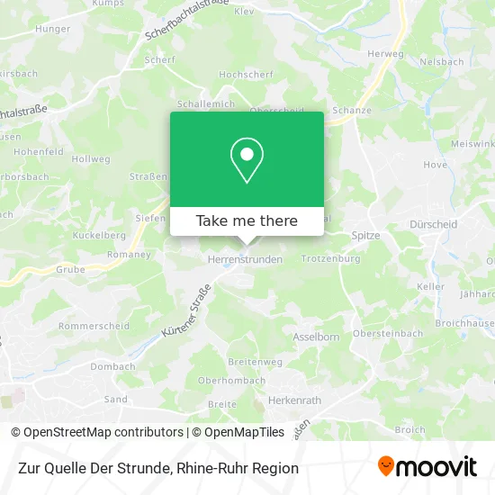 Zur Quelle Der Strunde map