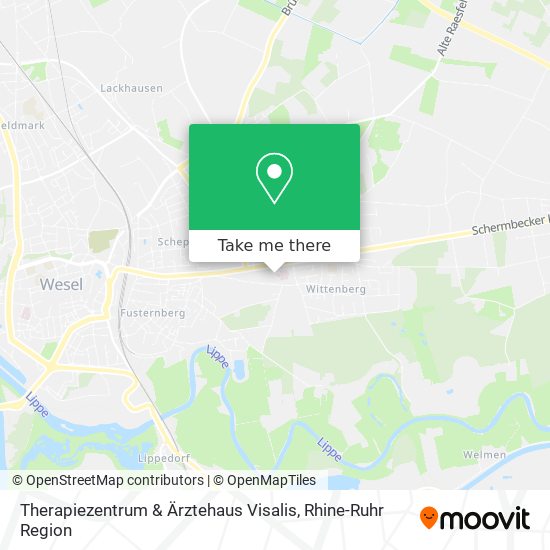 Карта Therapiezentrum & Ärztehaus Visalis