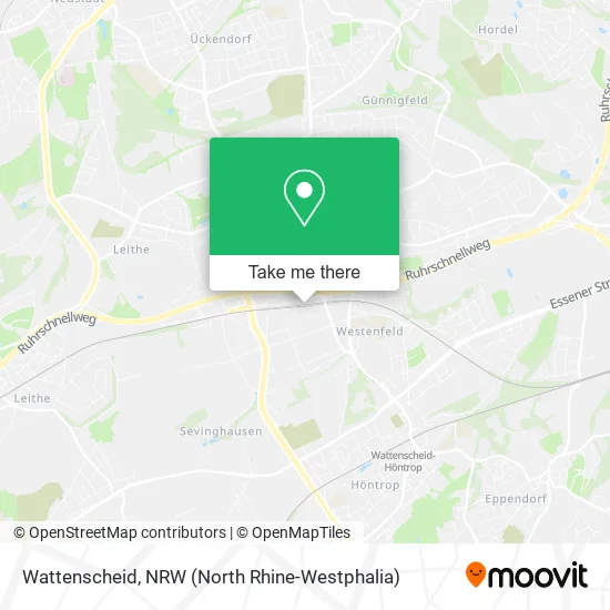 Карта Wattenscheid