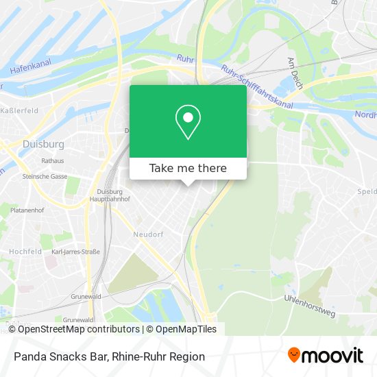 Panda Snacks Bar map