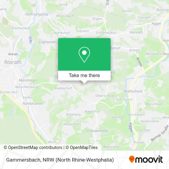 Карта Gammersbach