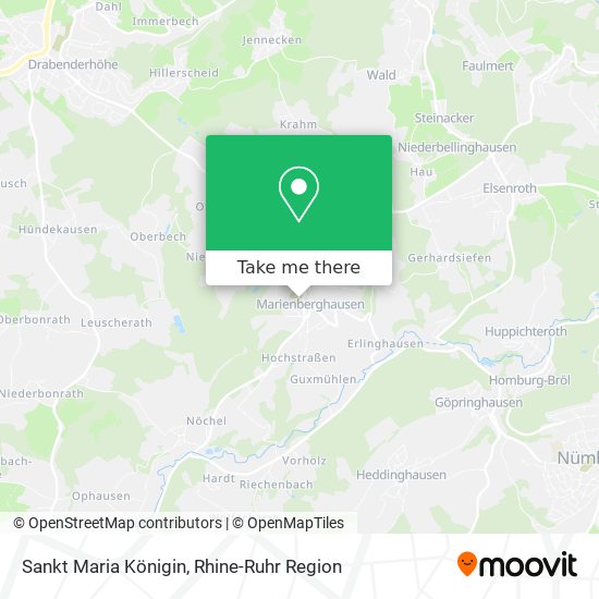 Sankt Maria Königin map