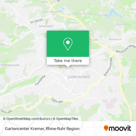 Карта Gartencenter Kremer