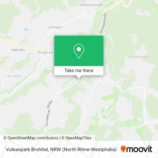 Карта Vulkanpark Brohltal