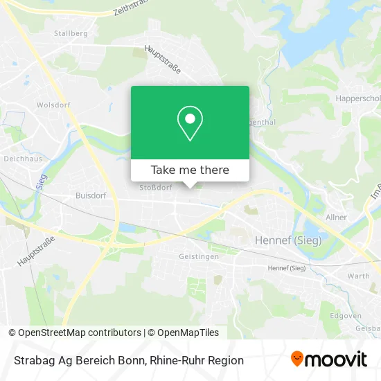 Карта Strabag Ag Bereich Bonn