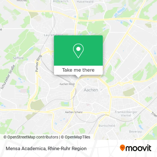 Mensa Academica map