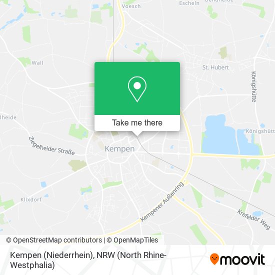 Карта Kempen (Niederrhein)