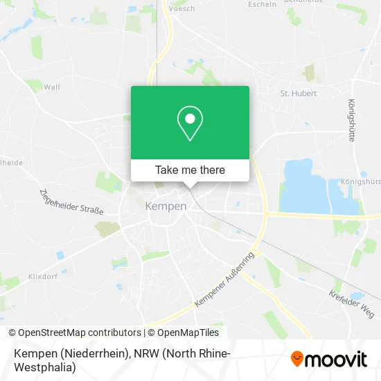 Карта Kempen (Niederrhein)