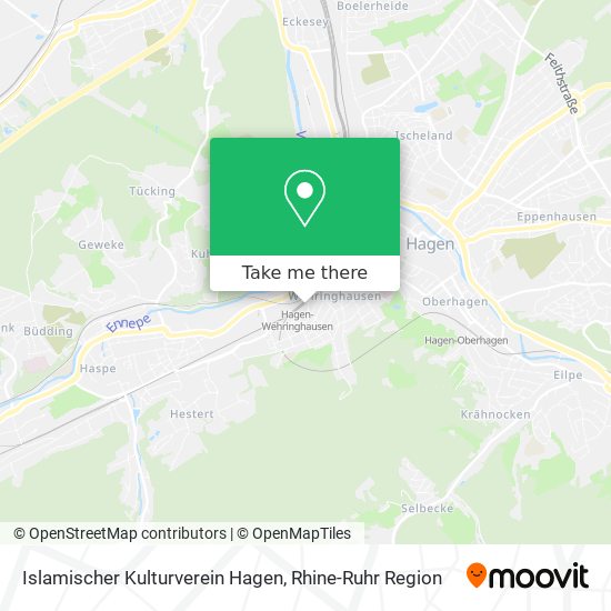 Islamischer Kulturverein Hagen map