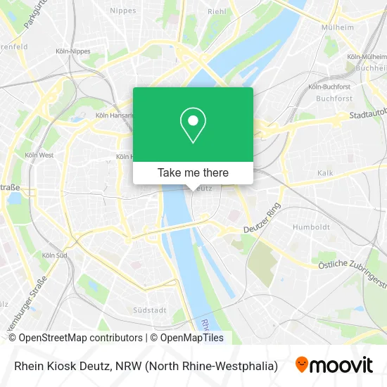 Карта Rhein Kiosk Deutz