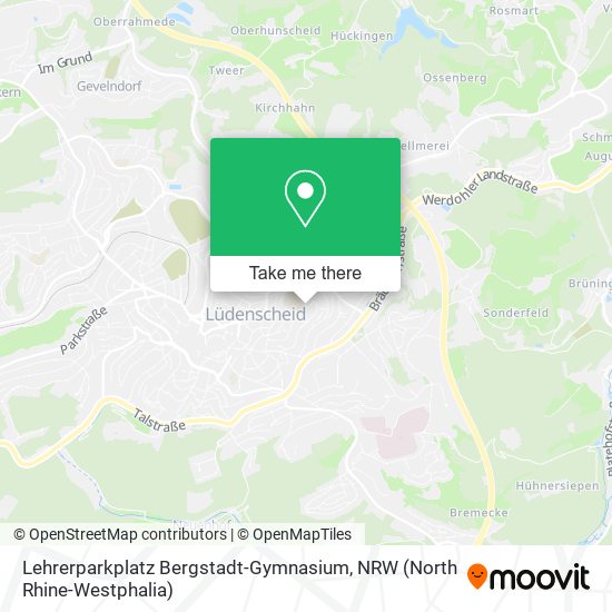 Lehrerparkplatz Bergstadt-Gymnasium map