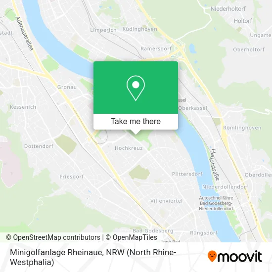 Карта Minigolfanlage Rheinaue