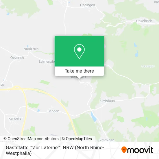 Карта Gaststätte ""Zur Laterne""