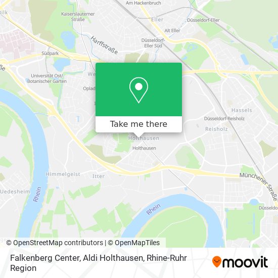 Falkenberg Center, Aldi Holthausen map