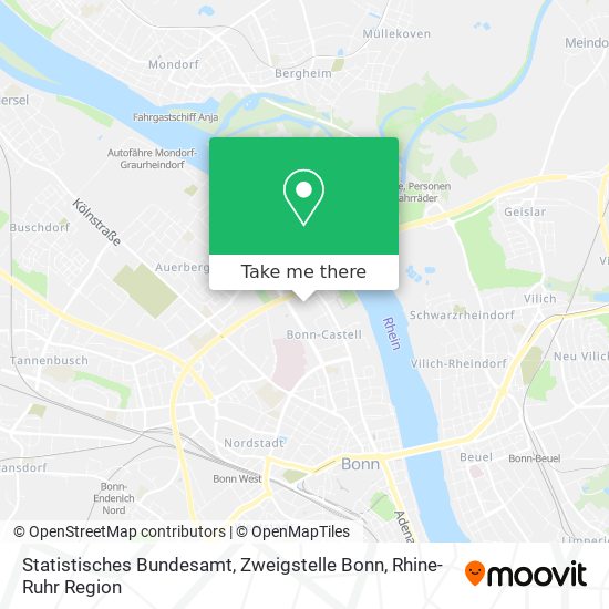 Statistisches Bundesamt, Zweigstelle Bonn map
