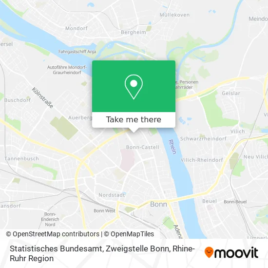 Карта Statistisches Bundesamt, Zweigstelle Bonn