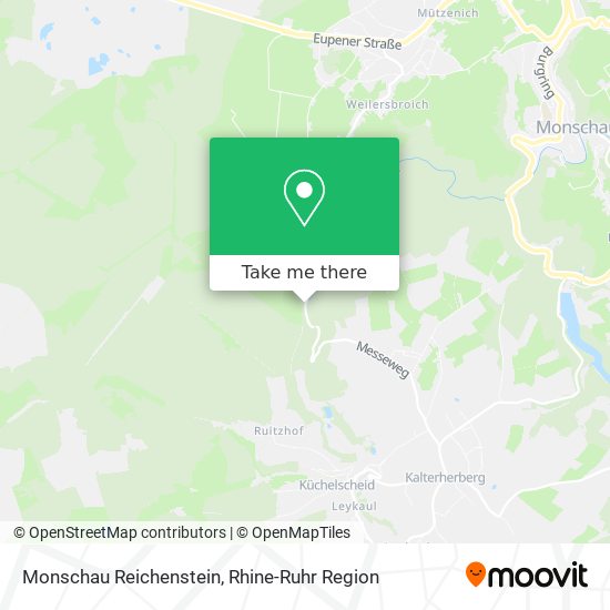 Карта Monschau Reichenstein