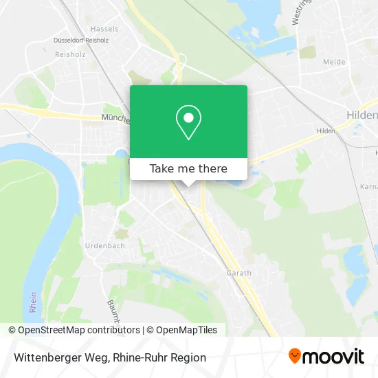 Карта Wittenberger Weg