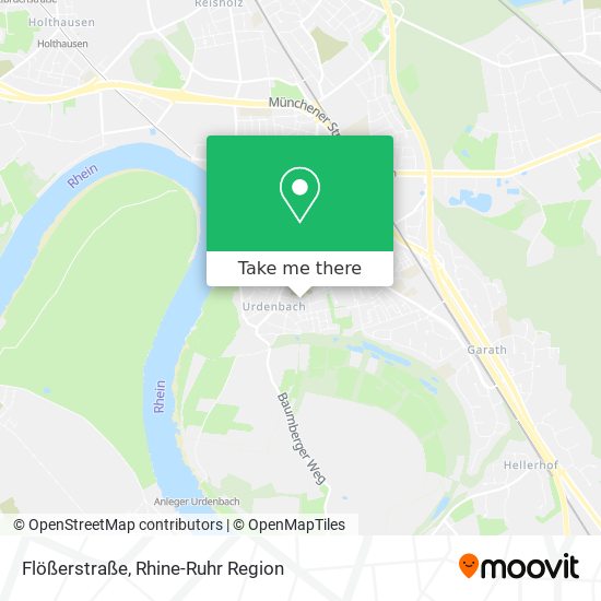 Flößerstraße map