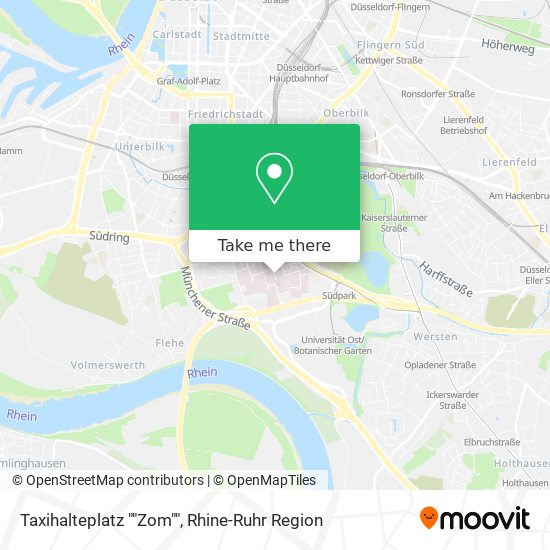 Taxihalteplatz ""Zom"" map