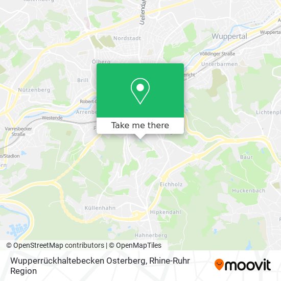 Wupperrückhaltebecken Osterberg map