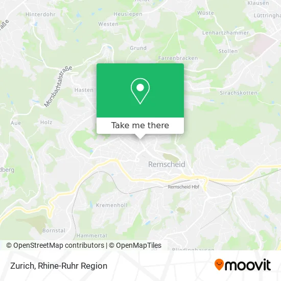 Карта Zurich