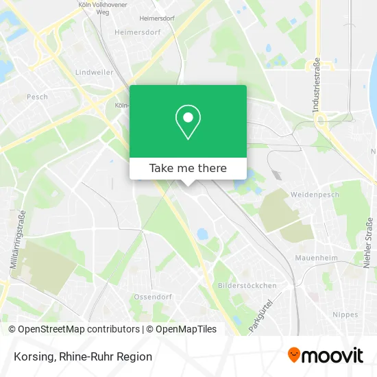 Карта Korsing