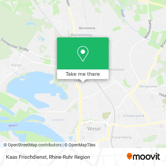 Kaas Frischdienst map