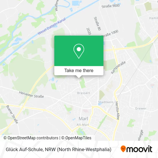 Карта Glück Auf-Schule