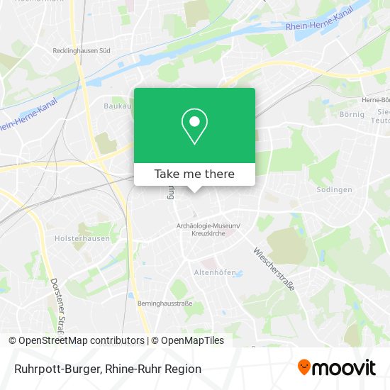 Ruhrpott-Burger map