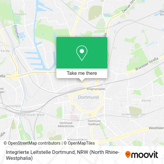 Карта Integrierte Leitstelle Dortmund