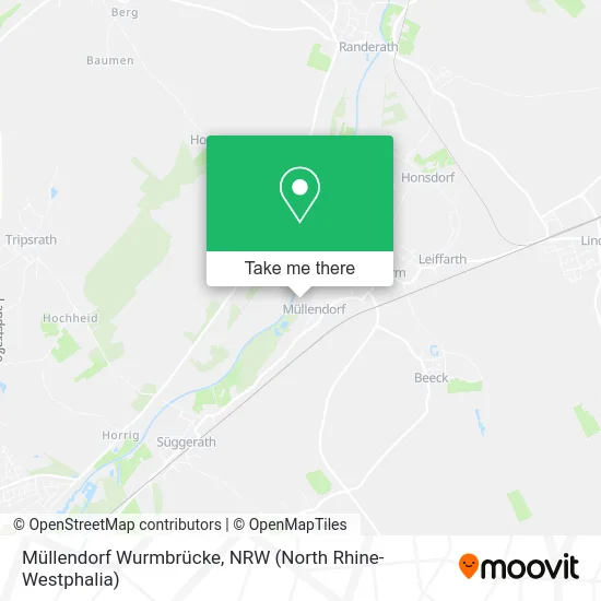 Карта Müllendorf Wurmbrücke