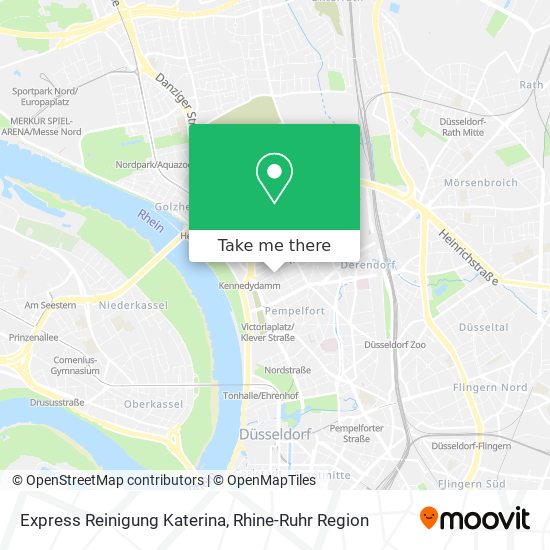 Express Reinigung Katerina map