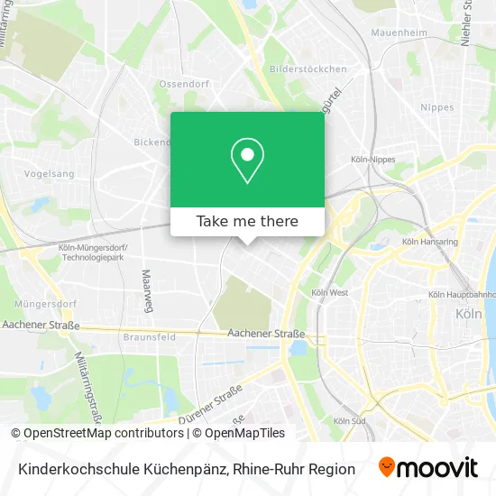 Kinderkochschule Küchenpänz map