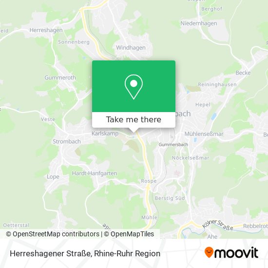 Herreshagener Straße map