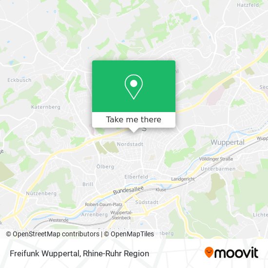 Freifunk Wuppertal map