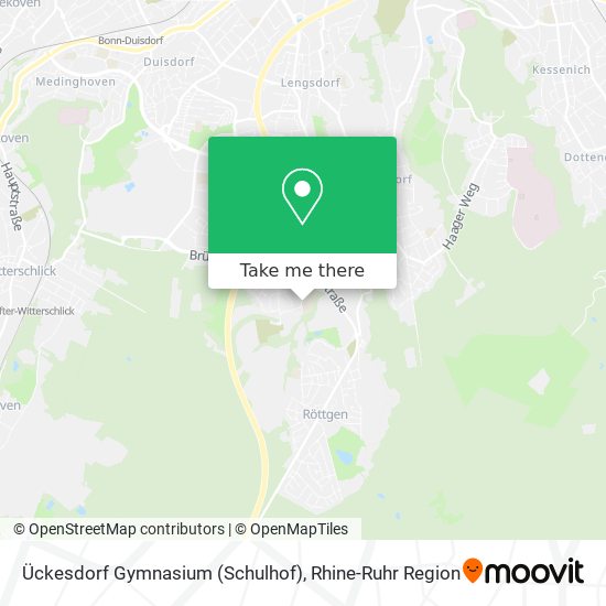 Ückesdorf Gymnasium (Schulhof) map
