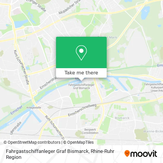 Карта Fahrgastschiffanleger Graf Bismarck