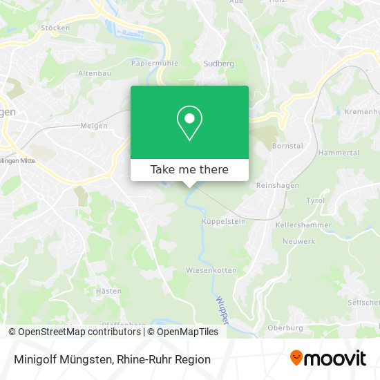Minigolf Müngsten map