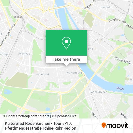 Kulturpfad Rodenkirchen - Tour 3-10: Pferdmengesstraße map