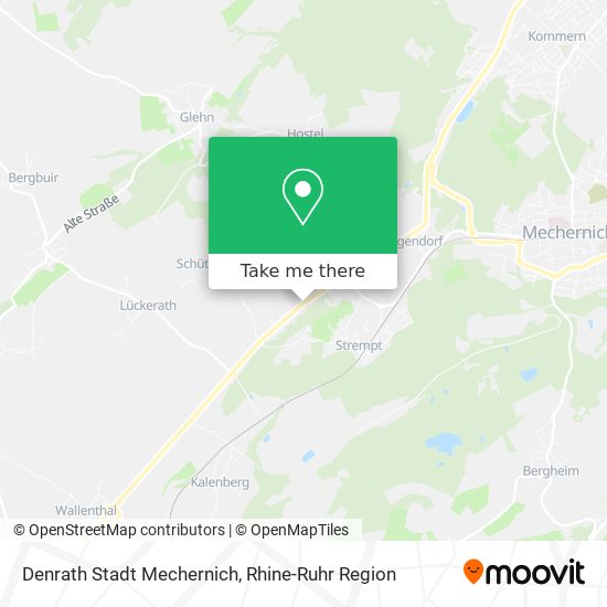 Denrath Stadt Mechernich map