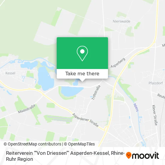 Карта Reiterverein ""Von Driessen"" Asperden-Kessel