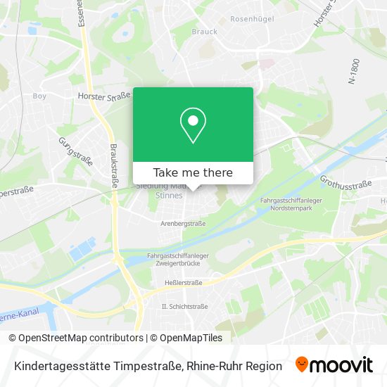 Kindertagesstätte Timpestraße map