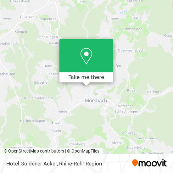 Hotel Goldener Acker map