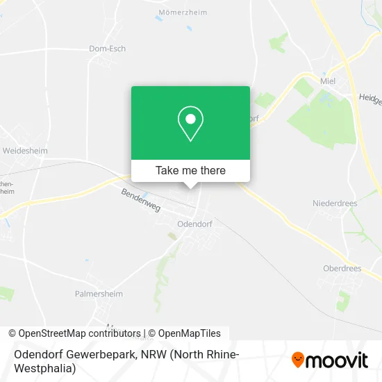 Карта Odendorf Gewerbepark