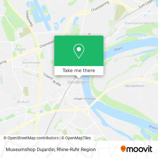Museumshop Dujardin map