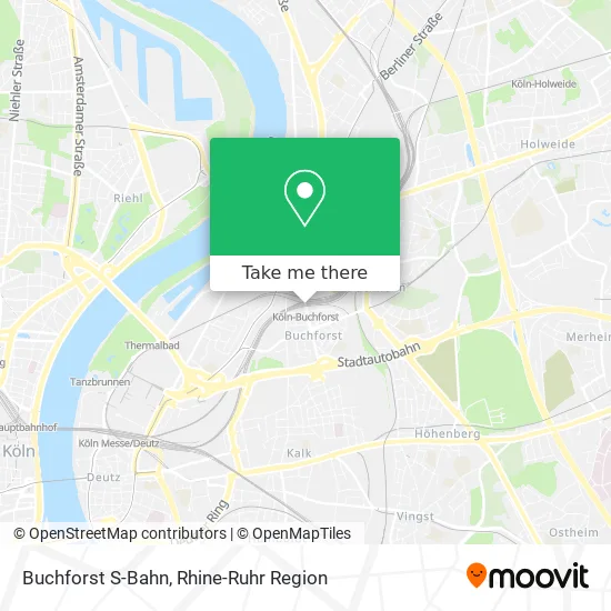 Карта Buchforst S-Bahn