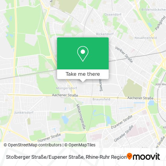 Stolberger Straße / Eupener Straße map