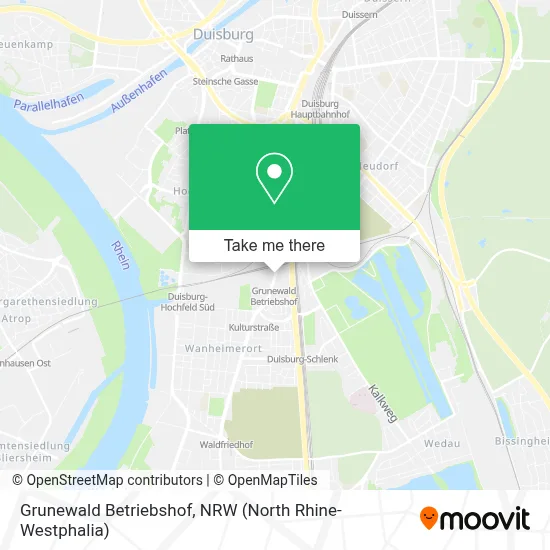 Grunewald Betriebshof map